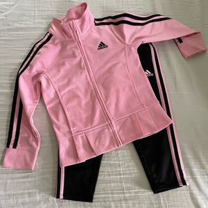 Little girls Adidas track suit